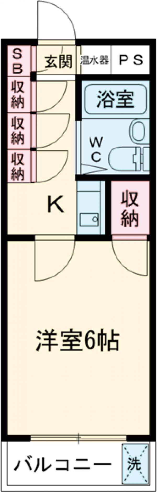 アヴァンセ南大沢の間取り