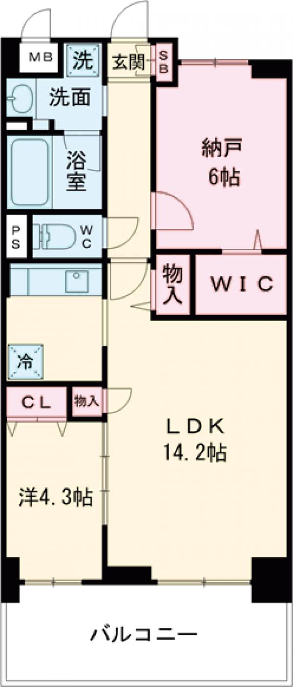 RAFFINE京都上鳥羽の間取り