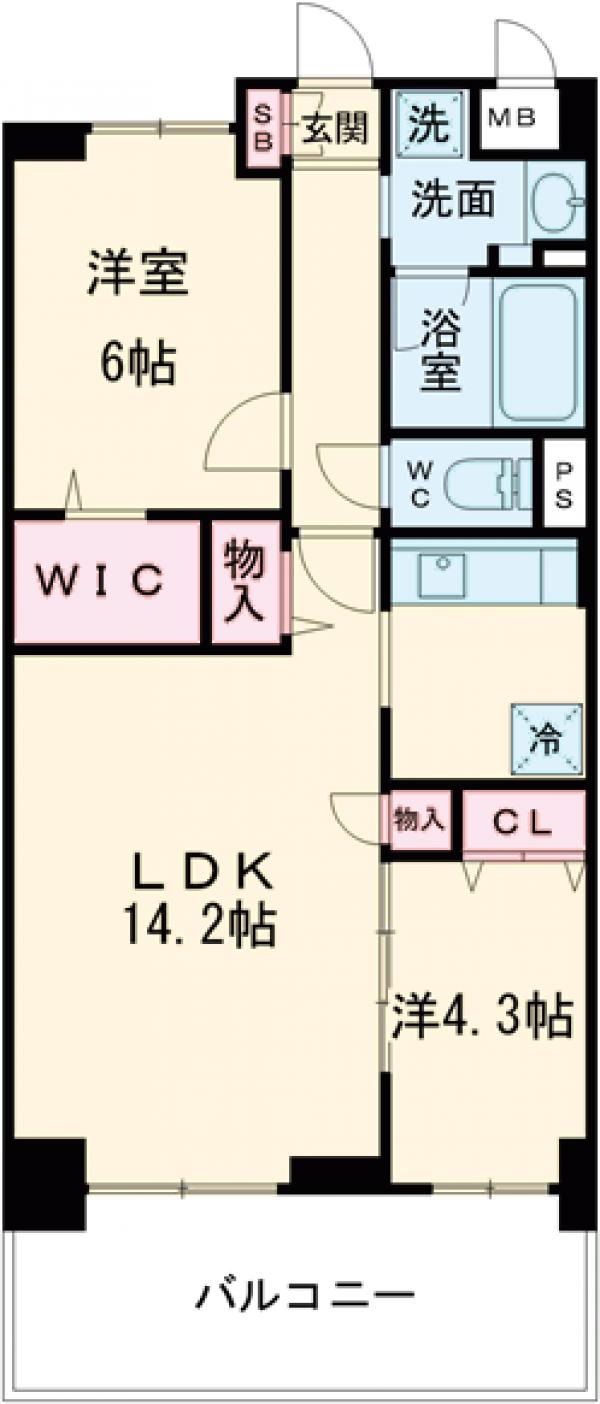 RAFFINE京都上鳥羽の間取り
