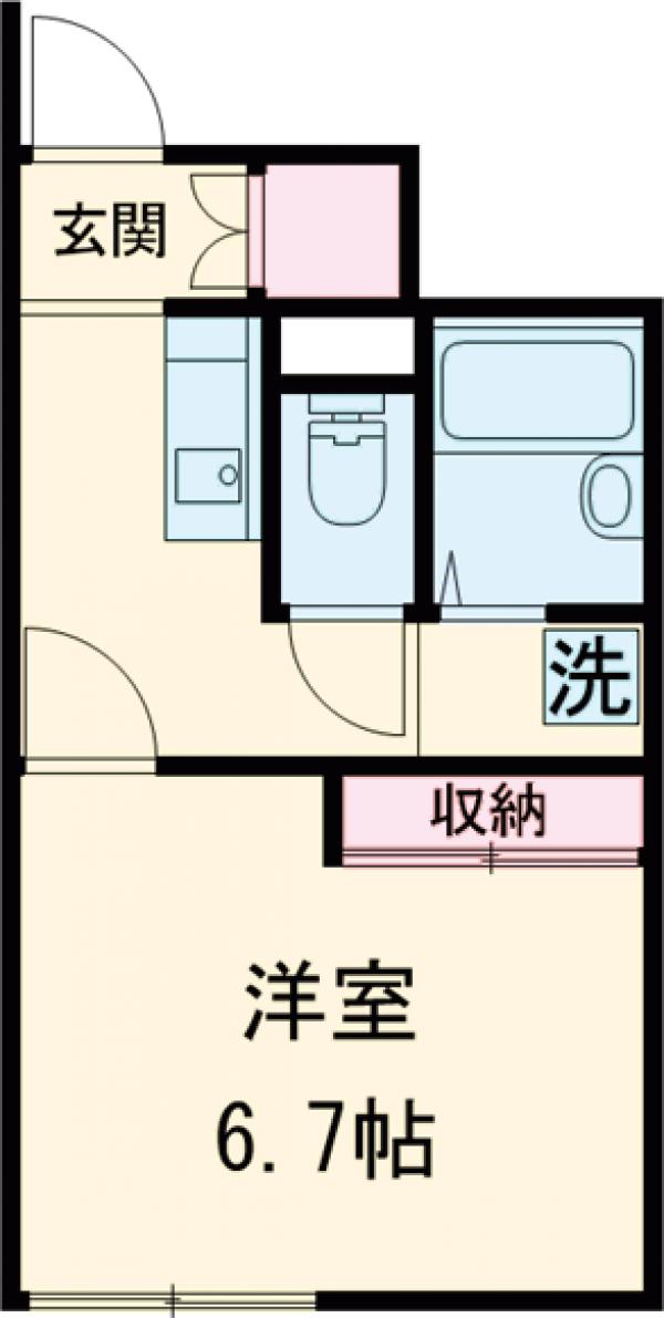 レオネクストワイケージーの間取り