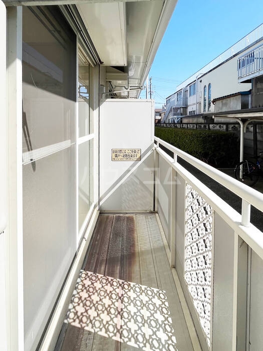 6/18 バルコニー