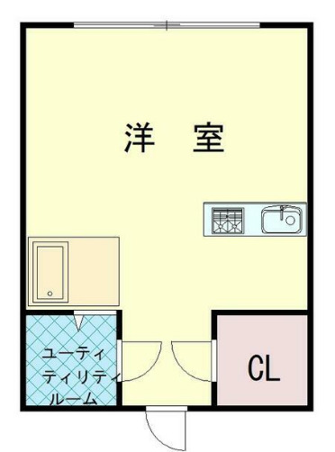 シャンブル英美Ⅳの間取り