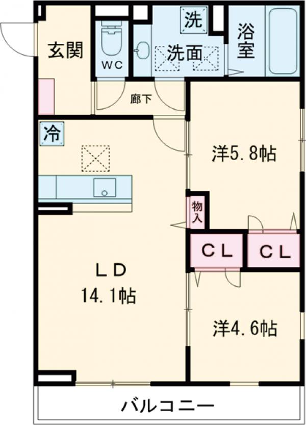 グラン・クレールの間取り