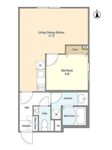 SOLASIA residence 高円寺Ⅱの間取り