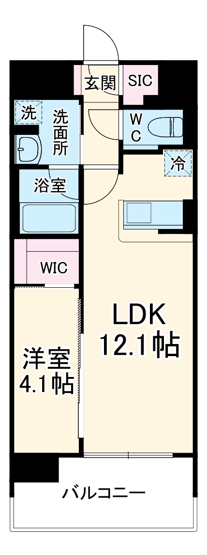 SLR東岡崎駅前の間取り