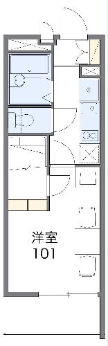 レオパレスグランド オープリーの間取り