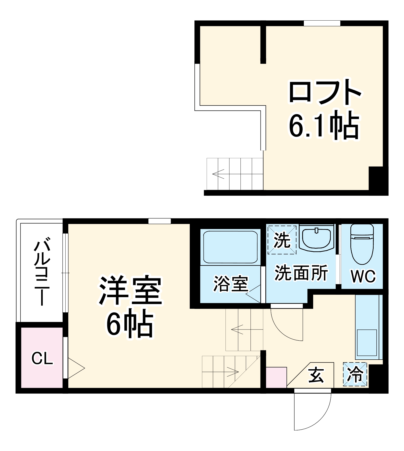 ハーモニーテラス東水切町Ⅱの間取り