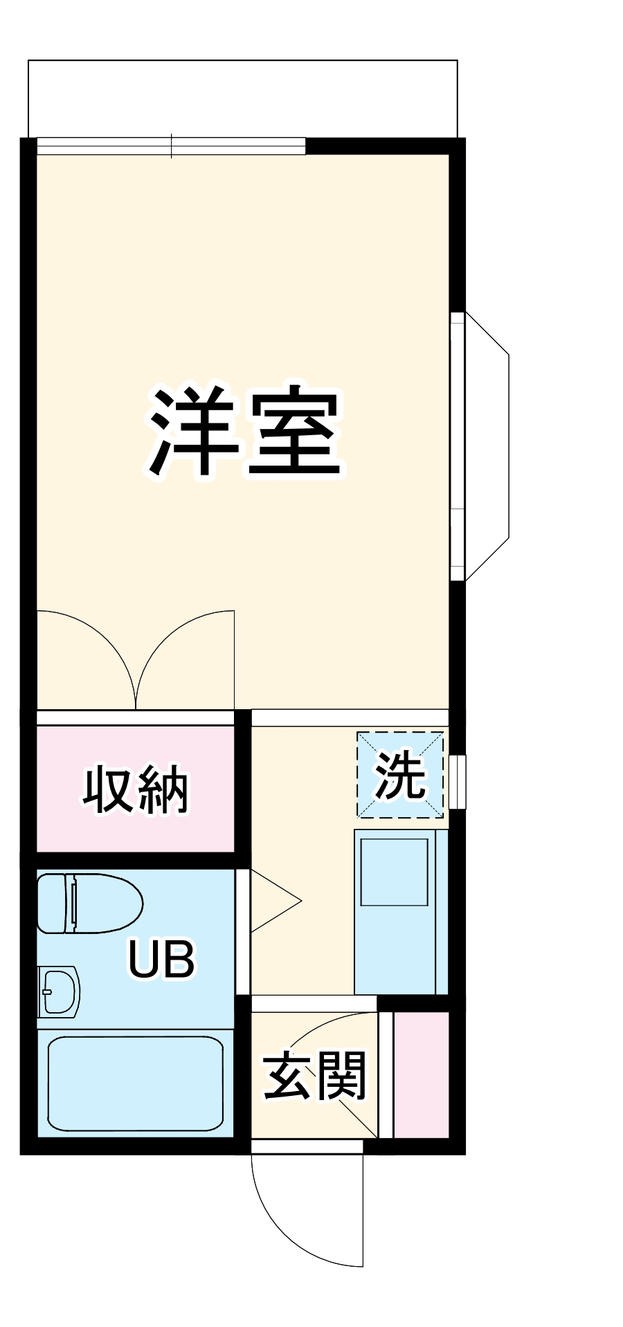 ハツカリコーポの間取り