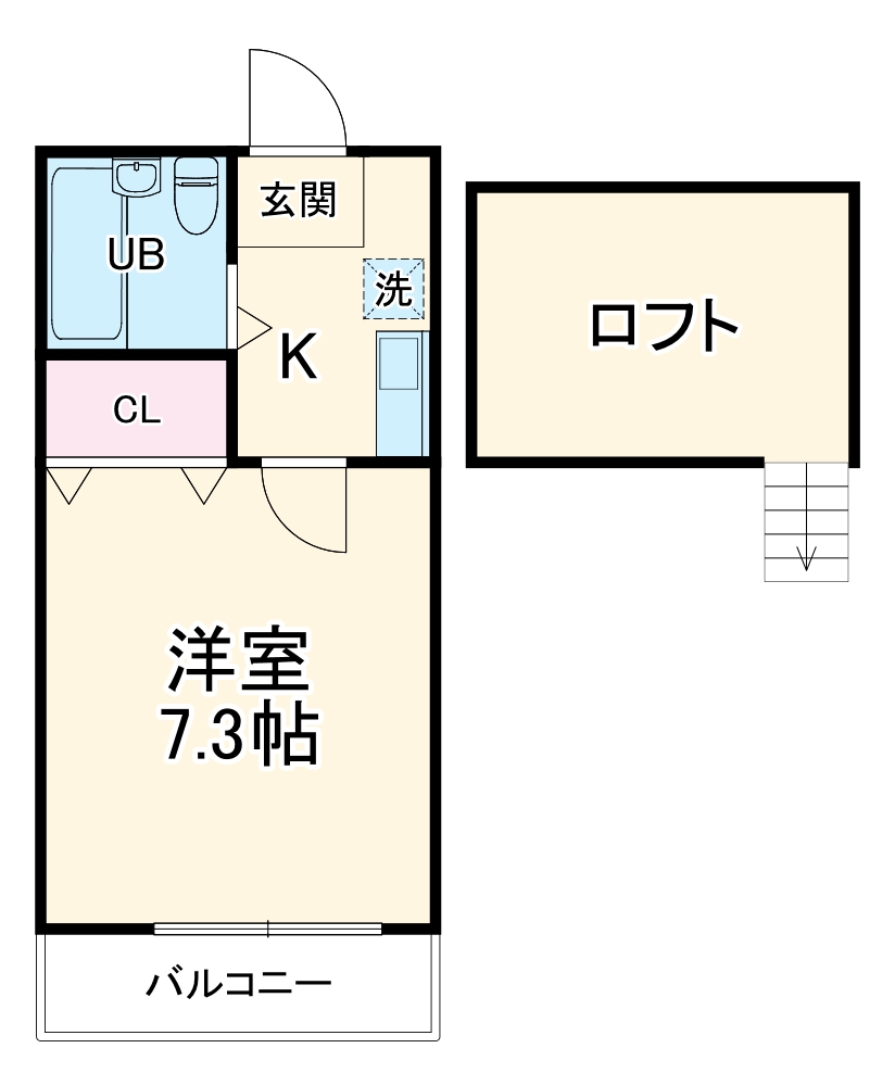 シャレー東大宮の間取り