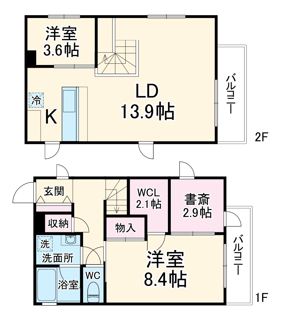 Celenest浄心の間取り