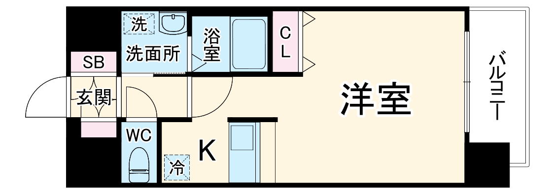 プレサンス名古屋STATIONザ・シティの間取り