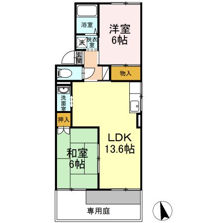 サンシャイン葵Ⅱの間取り