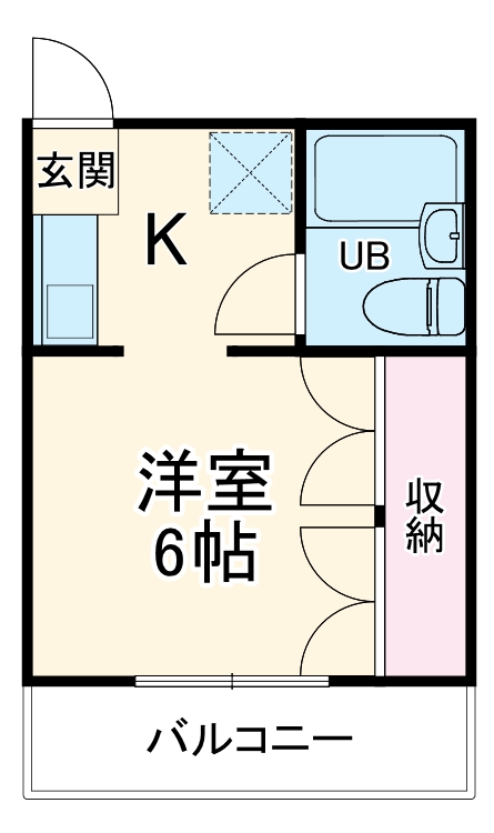 ブルージュ千駄堀の間取り