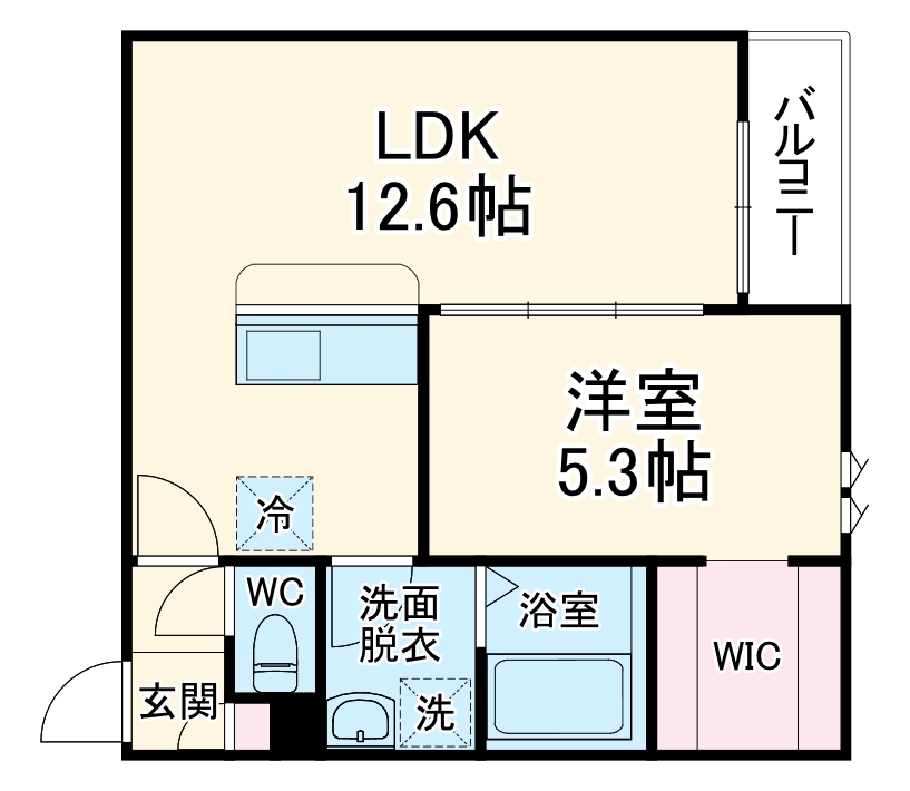 Grandtic Alphaの間取り