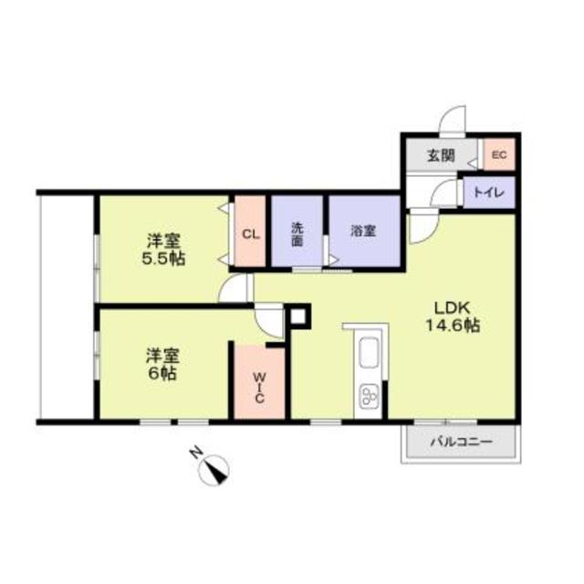 Casa Forestale Bの間取り
