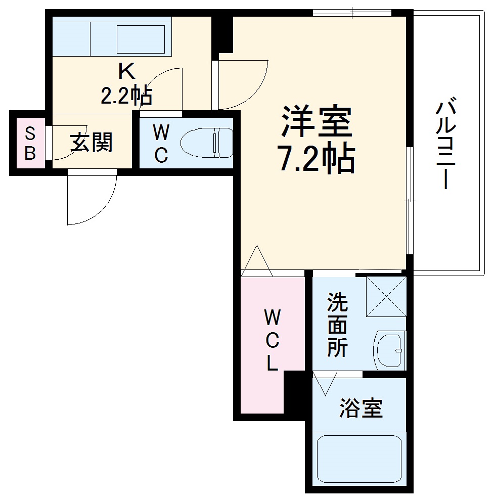 リヒトウィーンの間取り