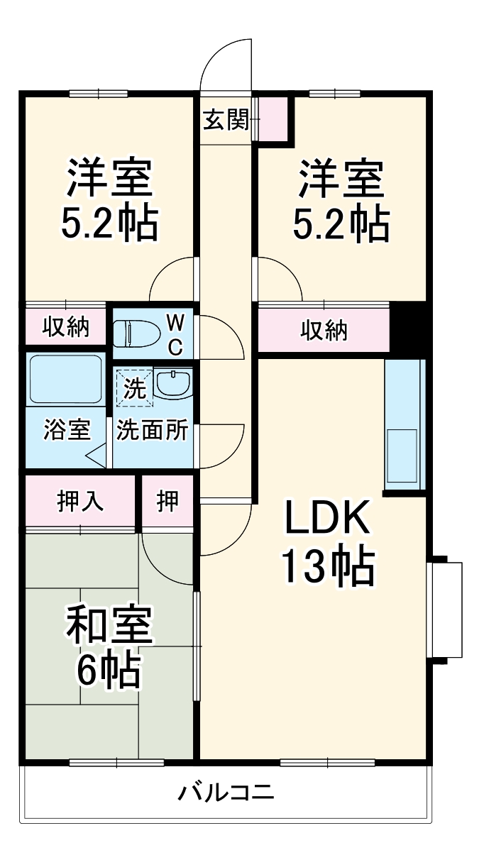 ミレニアムの間取り