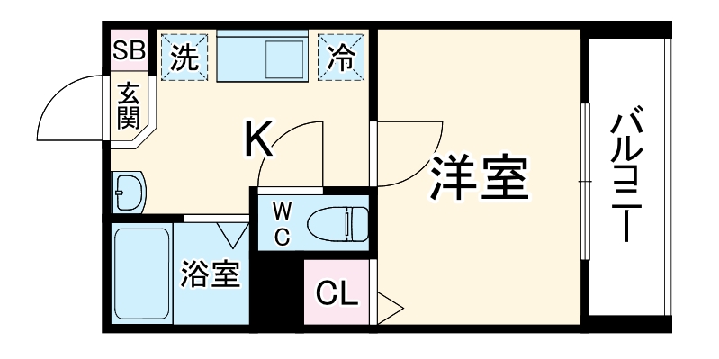 メルディア相模原の間取り