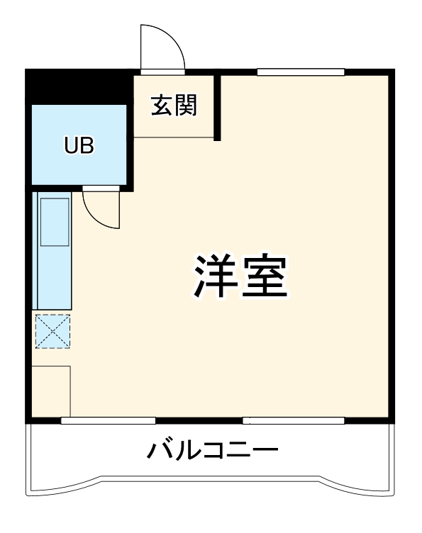 音聞ハイツの間取り