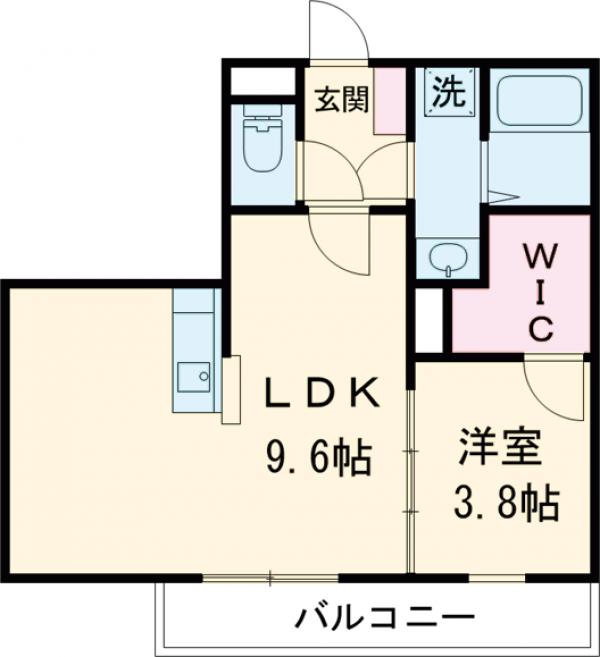 メゾン・ドゥ・アッシュ一之江の間取り