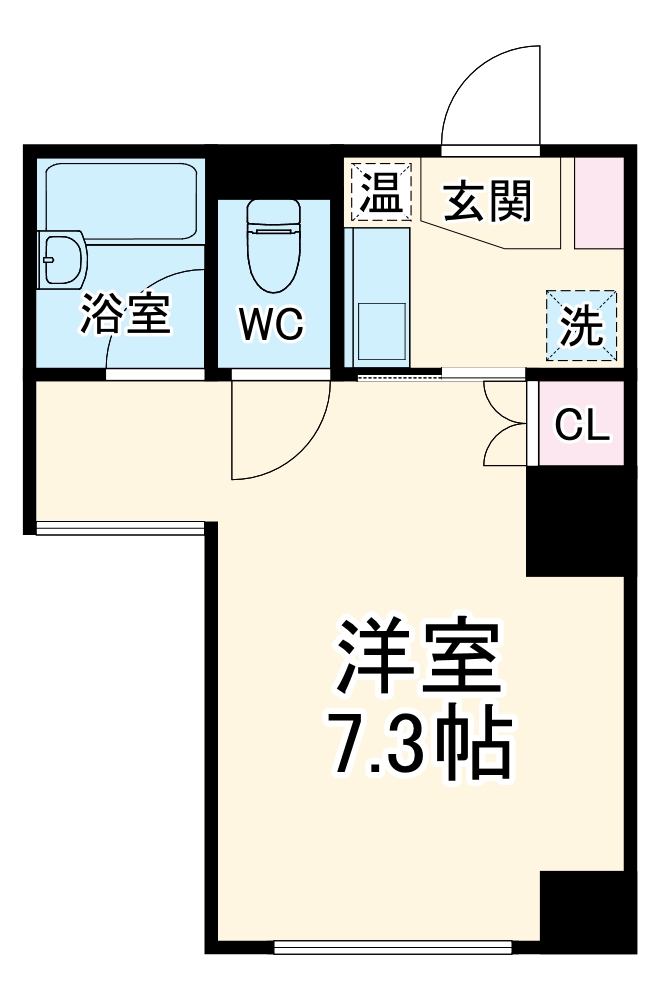 シーズンコート塩釜駅前の間取り