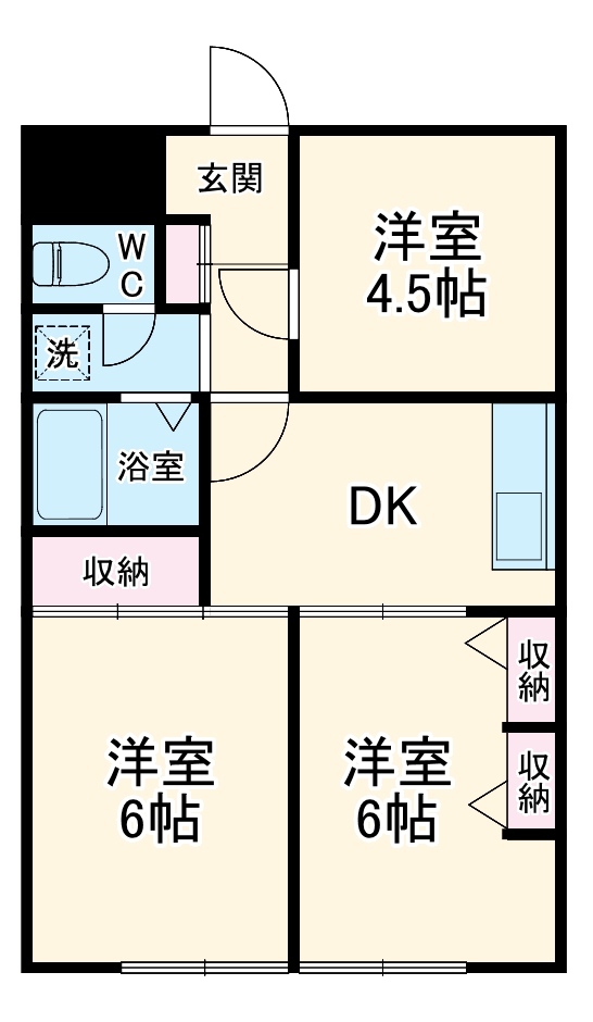 ブループランツの間取り