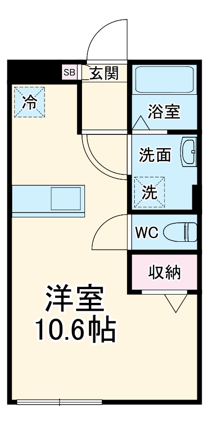MQuarto梅郷Ⅱの間取り