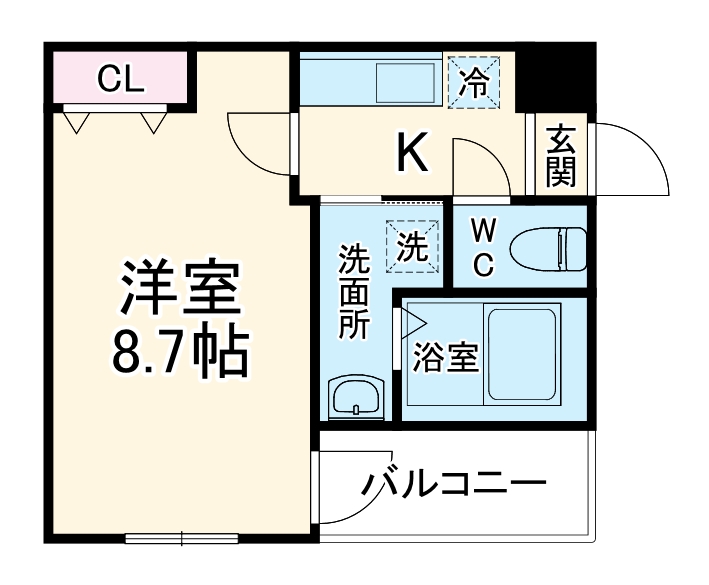 フジパレス大日Ⅴ番館の間取り