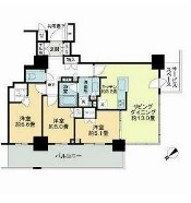 プラウドタワー平井の間取り