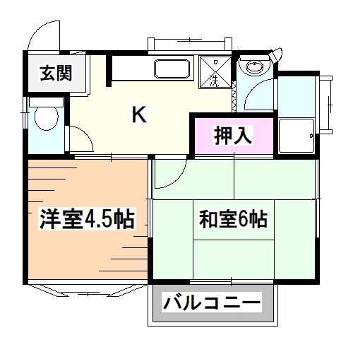 シェリーMの間取り