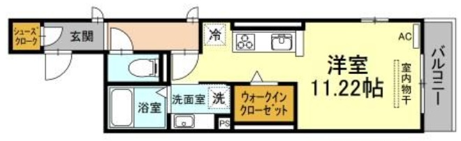 SEJOUR辻本通の間取り