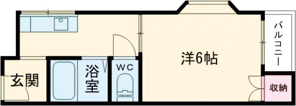 シャ・トリコロール千里丘東Ⅱの間取り