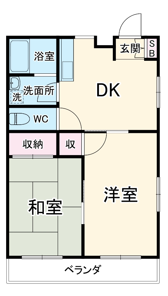 シャンクレールの間取り