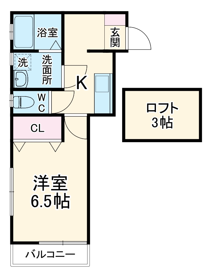 パルトゥネール蓮田の間取り