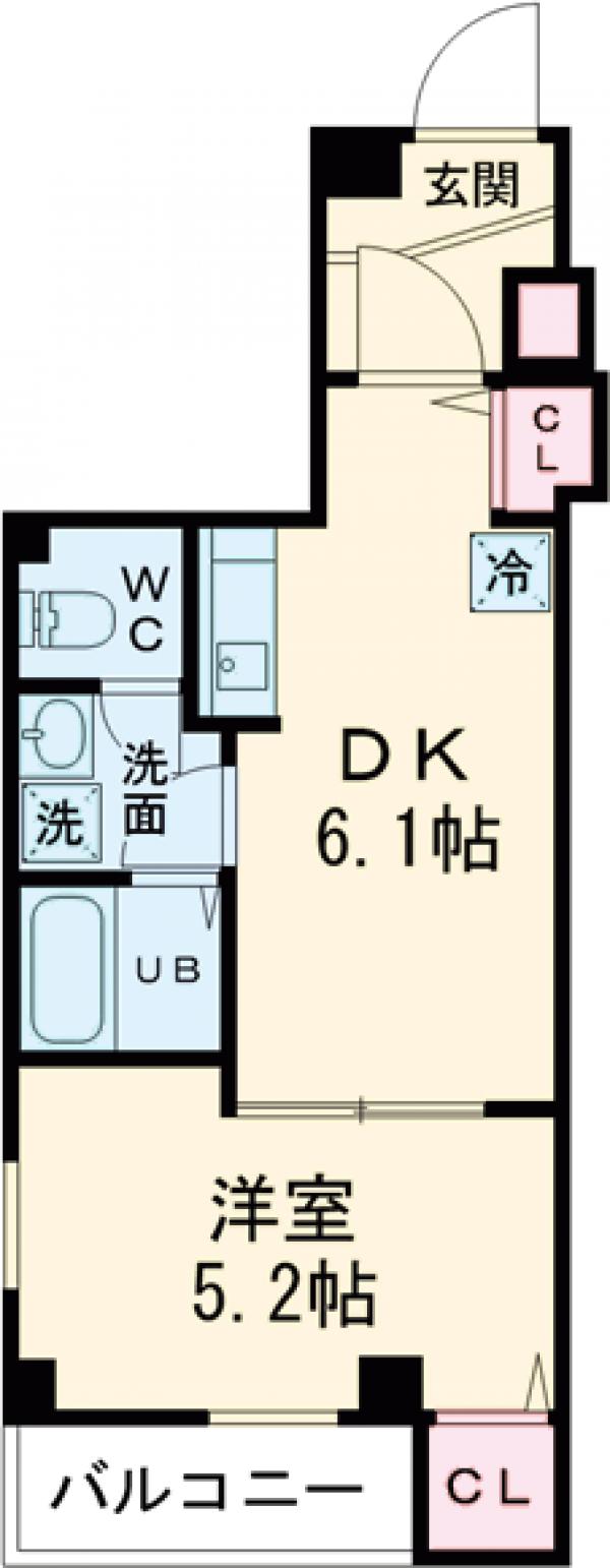 レピュア住吉レジデンスの間取り