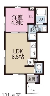 ファーレ本八幡の間取り