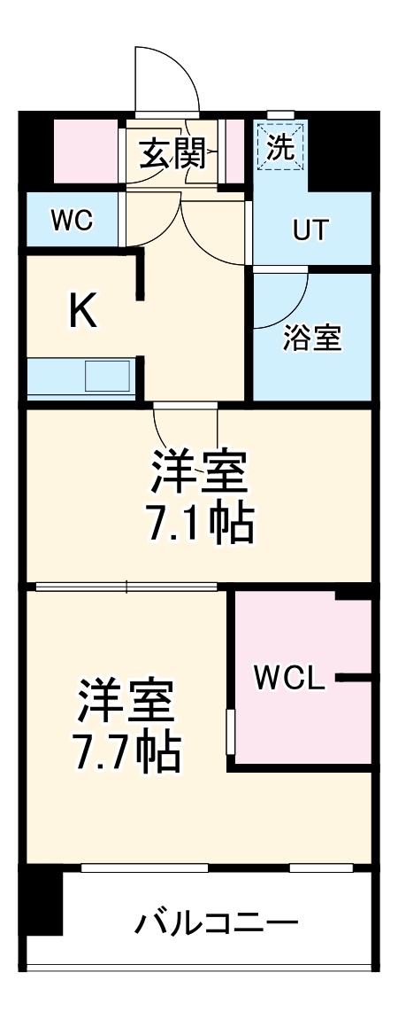 THE MUSIC COURTの間取り