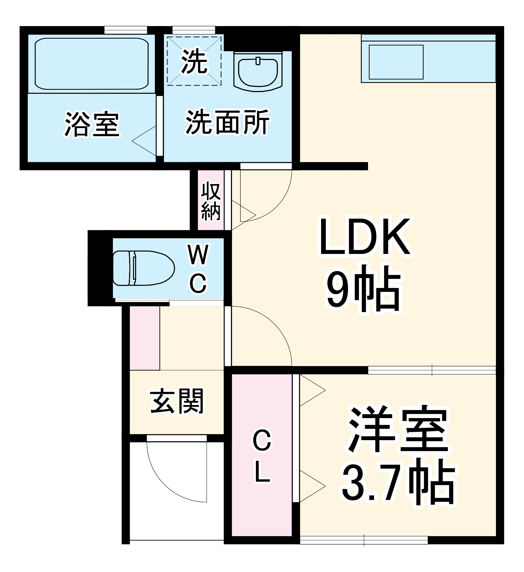 リーブルファイン領下2の間取り