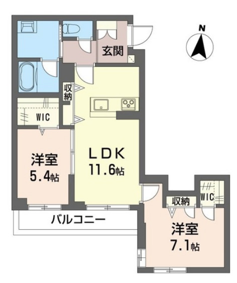 カーサレジオⅡの間取り