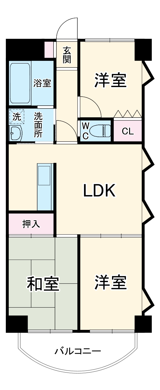 イーグルヒルズの間取り
