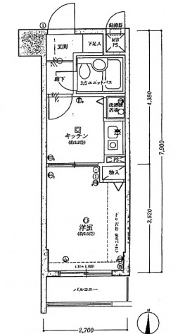 ライオンズプラザ川崎Ⅱの間取り