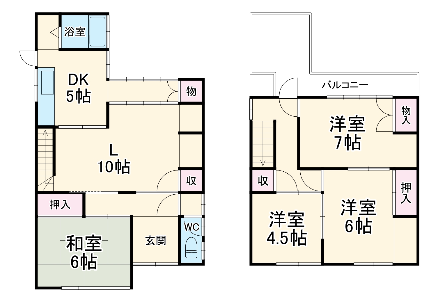 昭和レトロハウスの間取り