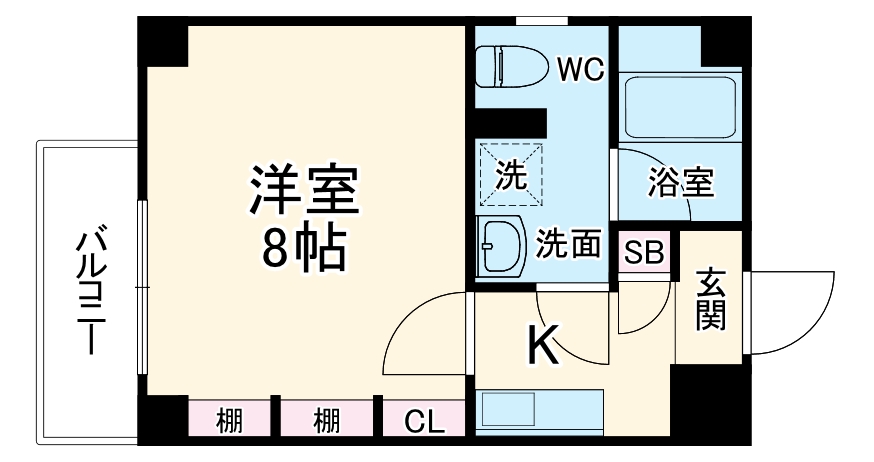 サンロイヤル大阪城北の間取り