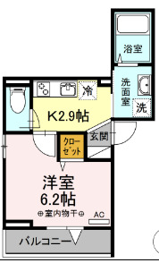 ヴィラボヌールの間取り