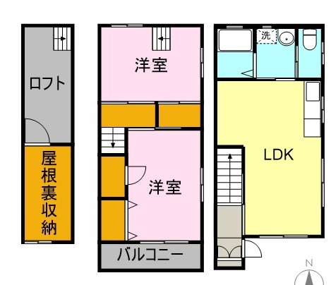 フルールⅣの間取り