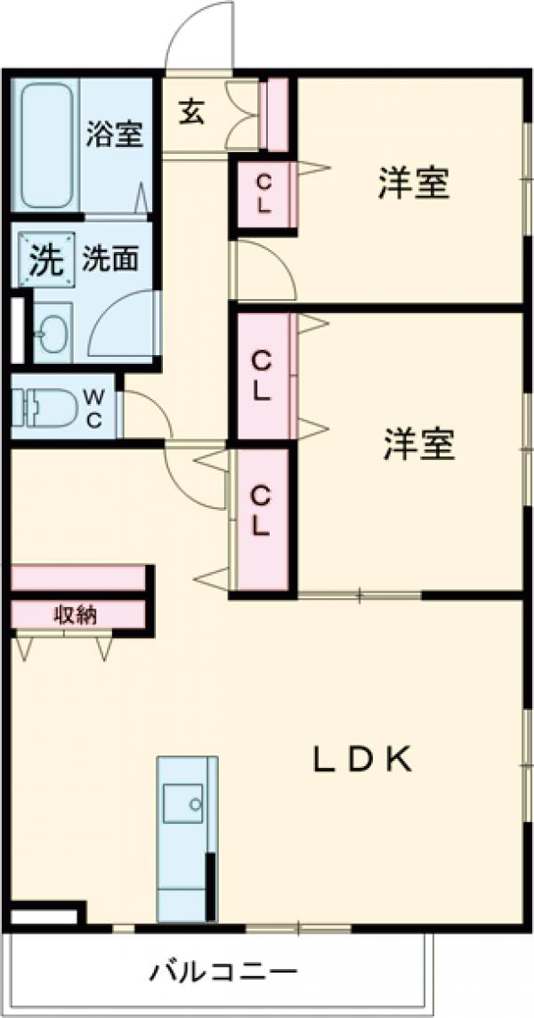 Lotus Ⅱの間取り