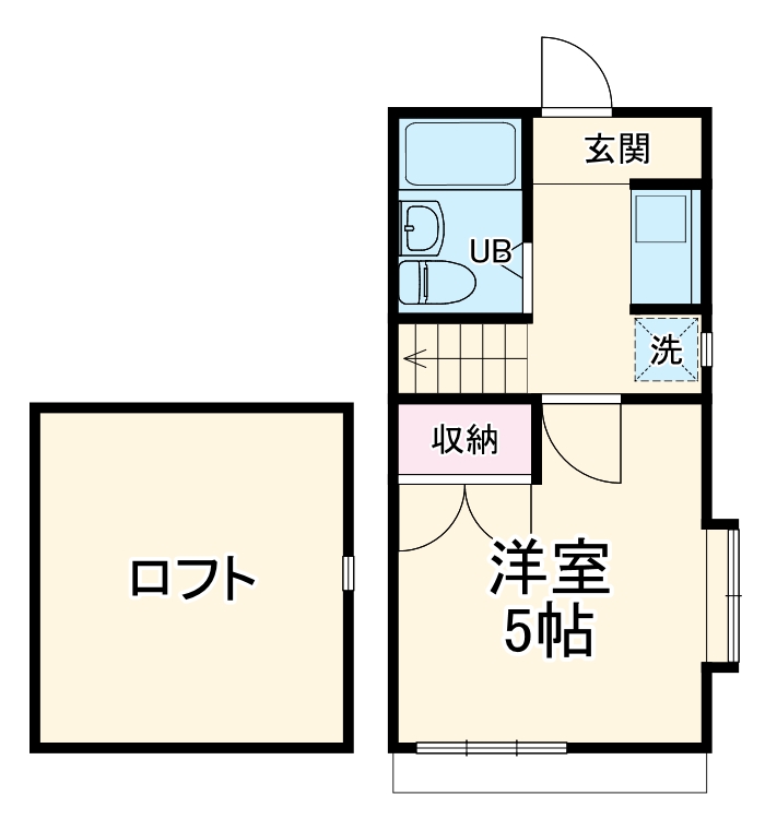 茅ヶ崎メローハイツの間取り