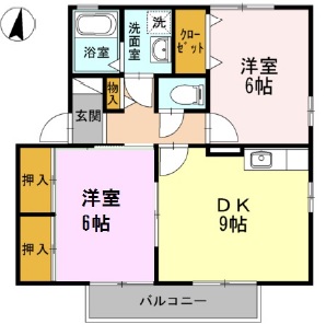 グランシャリオ Aの間取り