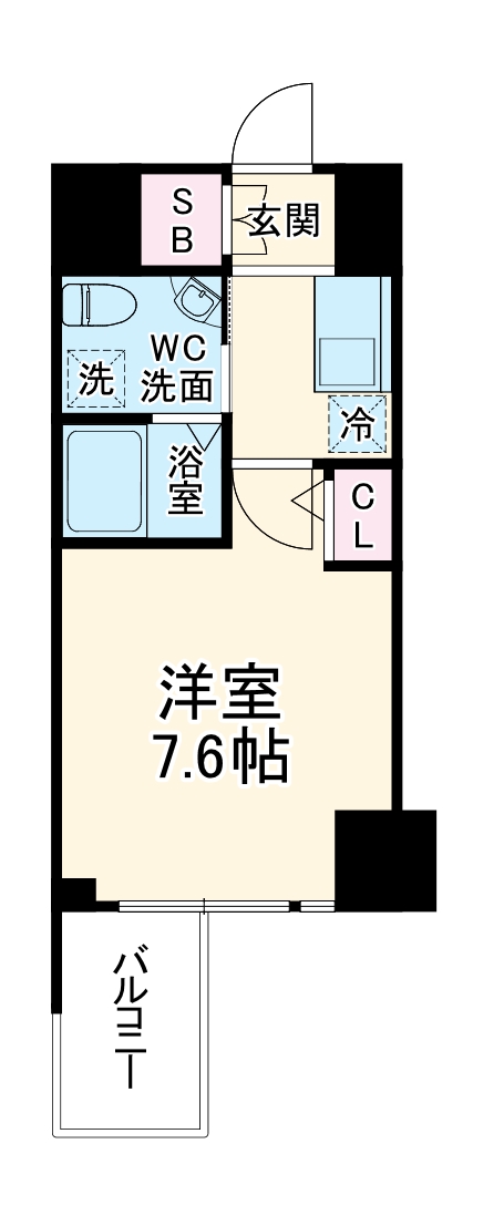 HS梅田EASTの間取り