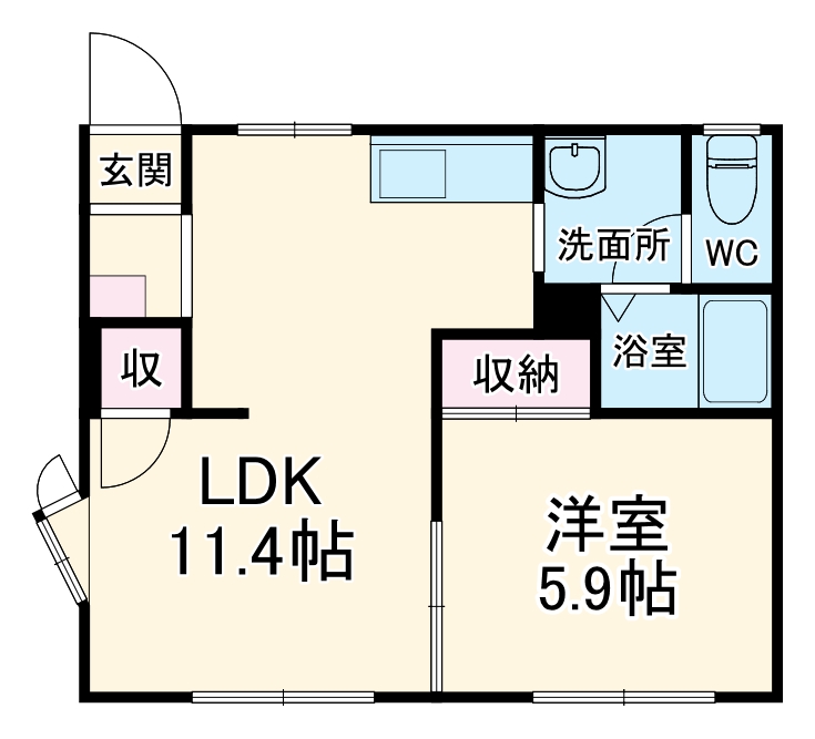 カヒィーナの間取り
